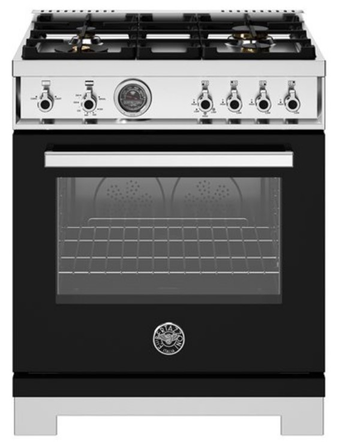 Bertazzoni PRO304BFGMNET 30 Inch Pro Series Gas Range
