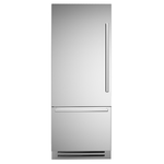 Bertazzoni REF30BMBIXLT 30 Inch Built In Bottom Freezer Refrigerator