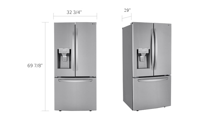 LG LRFXS2503S Refrigerator Replacement Parts