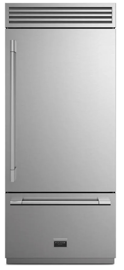 Fulgor Milano F7PBM36S2R 36 Inch Built In Bottom Freezer Refrigerator