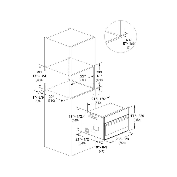 Fulgor Milano F7SCO24S1 24 Inch Steam Oven