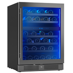 Zephyr PRW24C02CBSG 24 Inch Undercounter Wine Refrigerator