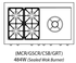 Capital MCR484W 48 Inch Gas Range