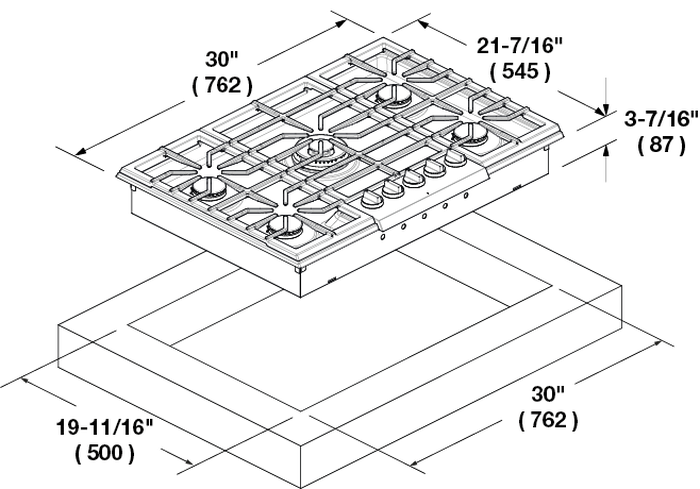 Fulgor Milano F4PGK305S2 30 Inch Sophia Pro Gas Cooktop