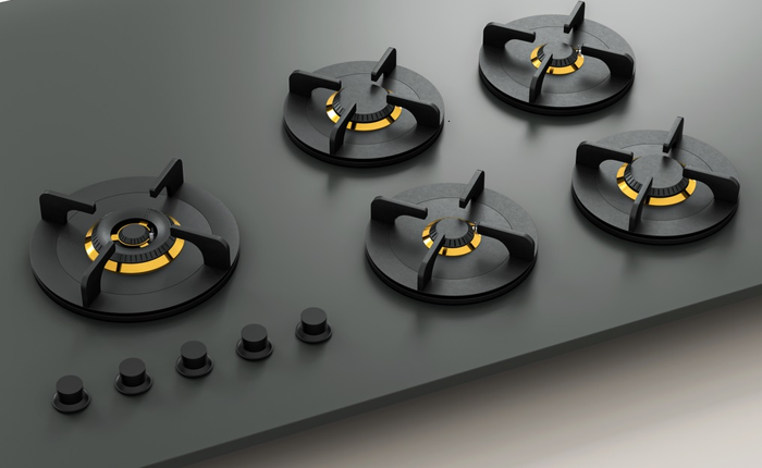Tulip Cooking EASTMAN 19591 36 Inch Modular 05 Burner Gas Cooktop 5 Original Burners - Clearance