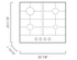 Blomberg CTG24400SS 24 Inch Gas Cooktop