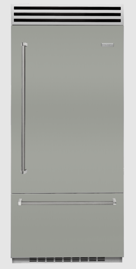 BlueStar BBB36R2CPLT 36 Inch Built In Bottom Freezer Refrigerator