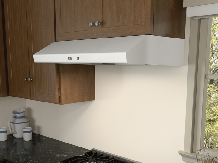 Zephyr AK6536CW 36 Inch Installed Under Cabinet 600 CFM