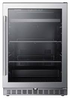Sapphire SBCR24SSADA 24 Inch Built In Beverage Cooler