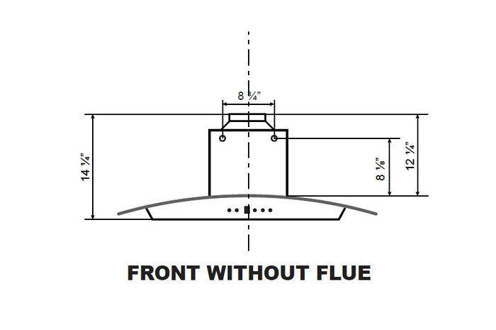 Cyclone SIB52136SS 36 Inch Mounted to Ceiling 600 CFM