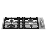 Bertazzoni MAST304QXE 30 Inch Master Series Slide Controls 4 Aluminum Burners Gas Cooktop