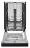 Danby DDW1804EBSS 18 Inch Tall Tub Front Controls  Dishwasher Parts
