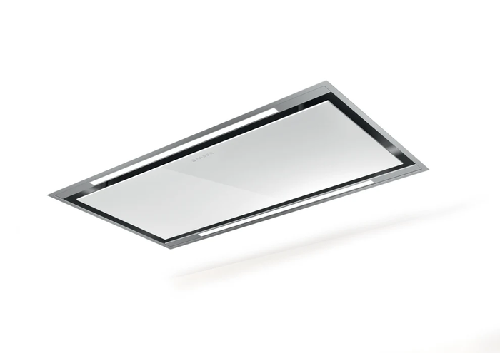 Faber STRTIS48WHV 48 Inch Mounted to Ceiling Range Hood 600 CFM