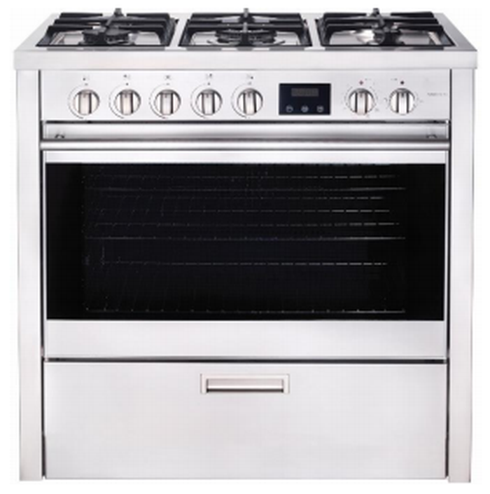 Porter&Charles FEG90B3 36 Inch Dual Fuel Range