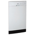 Avanti DW1831D0WE 18 Inch Dishwasher Front Controls