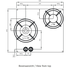 Pitt Cooking BALURAN2PT-NG 21 Inch Brass 2 Burner Gas Cooktop