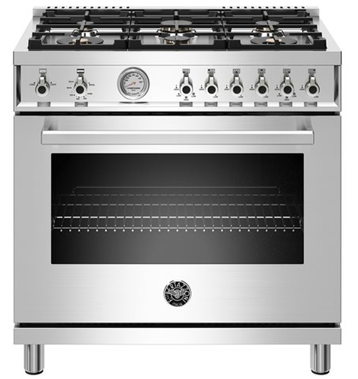 Bertazzoni PROF366GASXT 36 Inch Gas Range