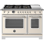 Bertazzoni HER486BTFGMAVT 48 Inch Heritage Series Gas Range