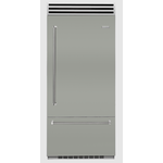BlueStar BBB36R2CPLT 36 Inch Built In Bottom Freezer Refrigerator