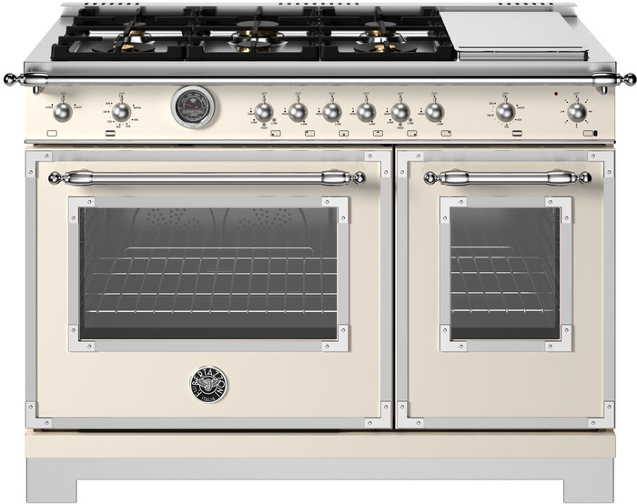 Bertazzoni HER486BTFGMAVT 48 Inch Heritage Series Gas Range