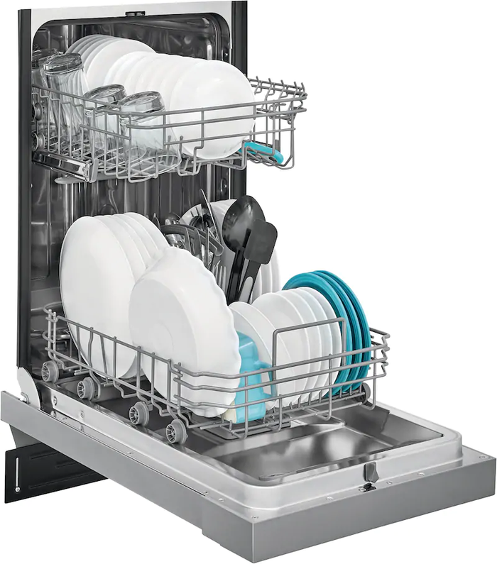 Frigidaire FFBD1831UW 18 Inch Ada Compliant Front Controls White Dishwasher
