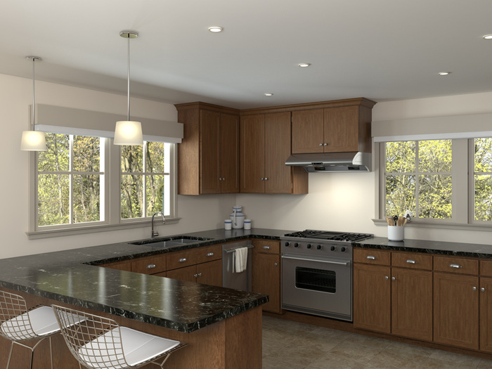 Zephyr AK2142CS 42 Inch Installed Under Cabinet 850 CFM