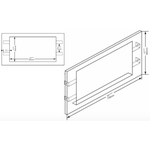 Porter&Charles MWTK76 Trim Kit 1 PC Stainless Steel Trim Kit