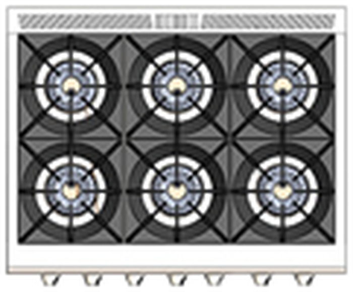 Capital MCOR366 36 Inch Gas Range