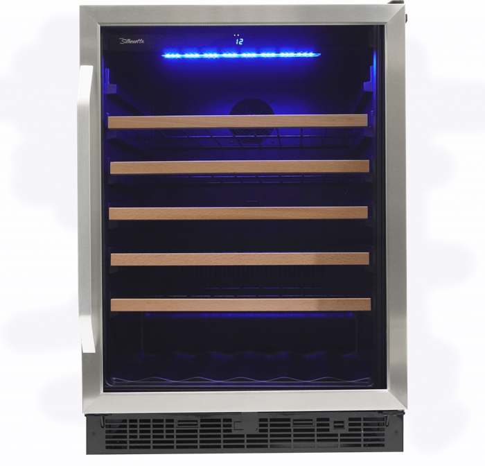 Silhouette SWC057D1BSS 24 Inch Undercounter Wine Refrigerator