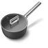 Smeg CKFS2011BLM Cookware 20cm Sauce Pan with Lid