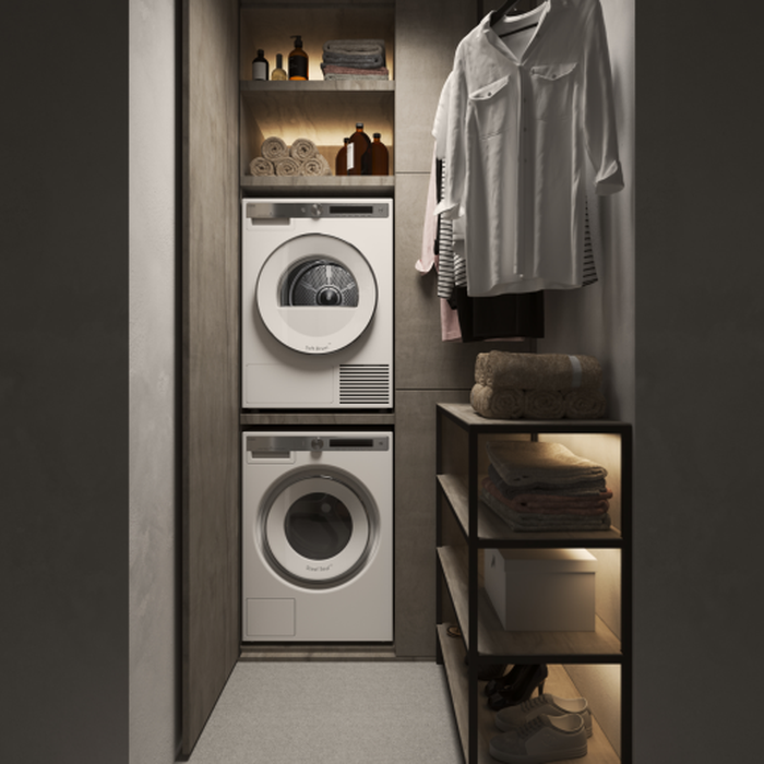 Asko T611VU.W 24 Inch 208-240 V Vented Dryer