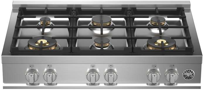 Bertazzoni MAST366RTBXT 36 Inch Master Series Gas Rangetop