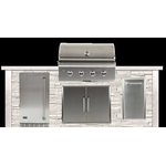 RTA RTACG8PFSW Island Grill 42 Inch Gas Out Door Grill