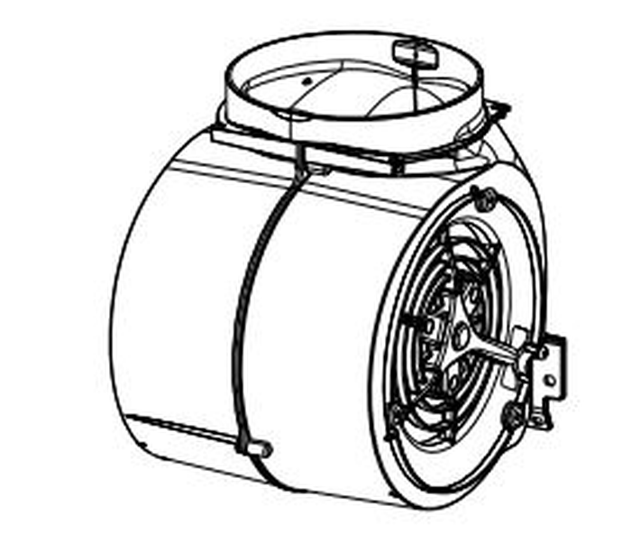 Falmec 30506071F#28 Blower Motor 110-120V 60Hz T80-4V 800 m3/h for Falmec built-in Inserts, Under Cabinet and Wall Mount Hoods