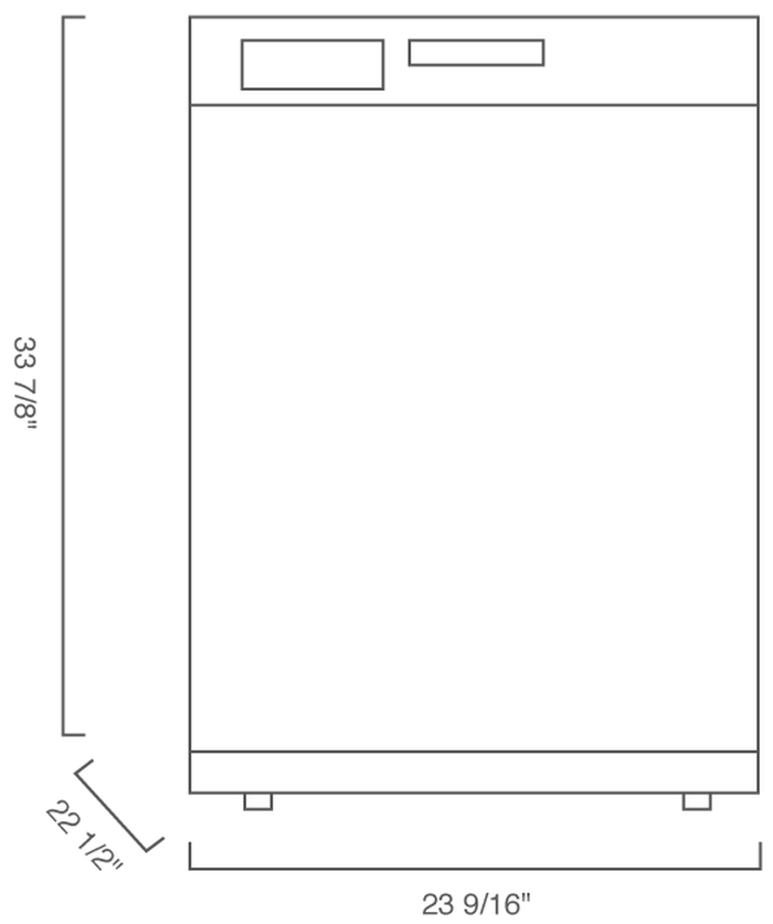 Blomberg DWT52800SSIH 24 Inch Stainless Steel Dishwasher