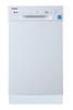Avanti DW1831D0WE 18 Inch Dishwasher Front Controls