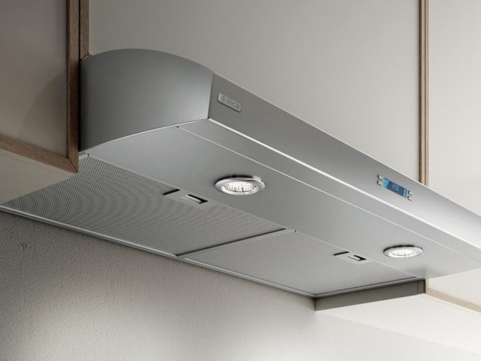 Elica EBL436S1 Bellagio One step above competition. Featuring triple layered, anodized aluminum filters. Compact 4 3/4 inch height. Bellagio is an ideal choice where under-cabinet space is limited
