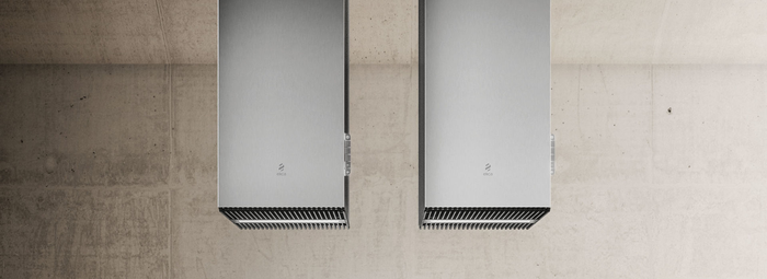 Elica EHI613SS 12 Inch Mounted to Ceiling 600 CFM