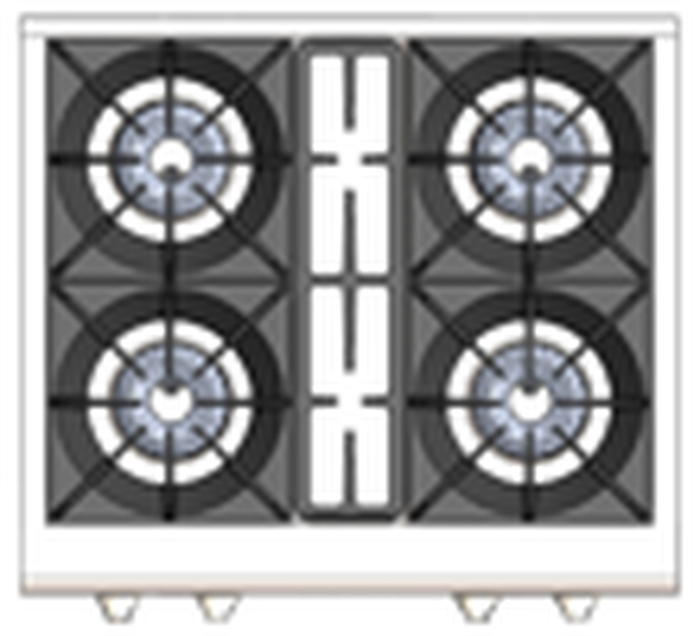 Capital CGRT304L 30 Inch Gas Rangetop