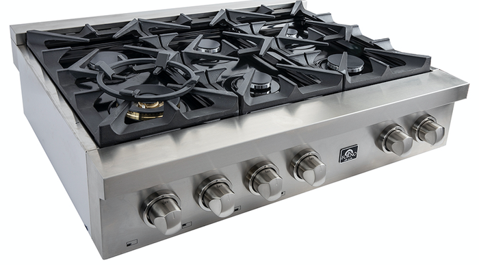 Forno FCTGS571436 36 Inch Pro Style Gas Rangetop