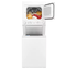 Whirlpool YWET4024HW 24 inch Laundry Centre 1.9 Cu. Ft. Electric Washer and 3.4 Cu. Ft. Dryer 
