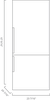 Blomberg BRFB1045SS 24 Inch Free Standing Bottom Freezer Refrigerator