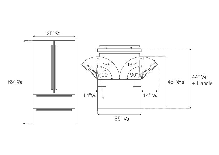 Bertazzoni REF36FDFIXNV 36 Inch Free Standing