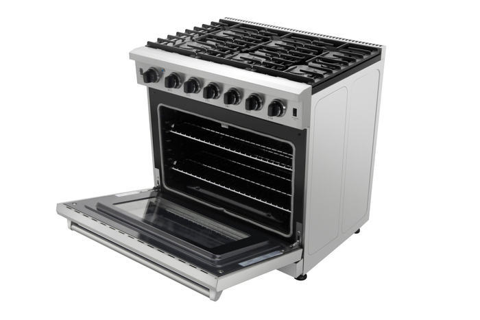 Thor Kitchen LRG3601U 36 Inch Gas Range