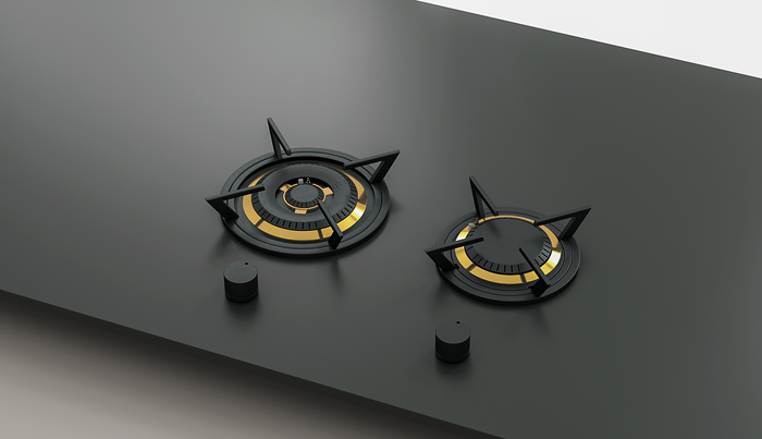 Tulip Cooking BACK 19471 24 Inch Modular 02 Burner Gas Cooktop
