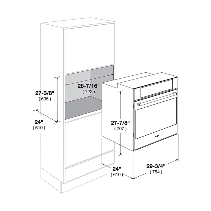 Fulgor Milano F7SP30S1 30 Inch 700 Series Single Wall Oven