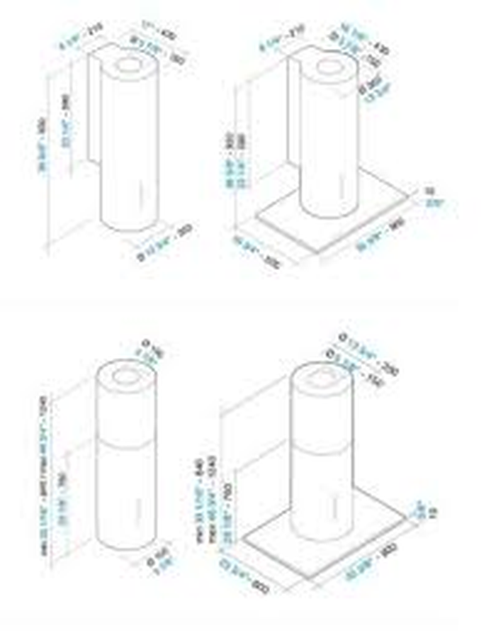 Falmec FDPLR15I5SS Range Hood replacement parts
