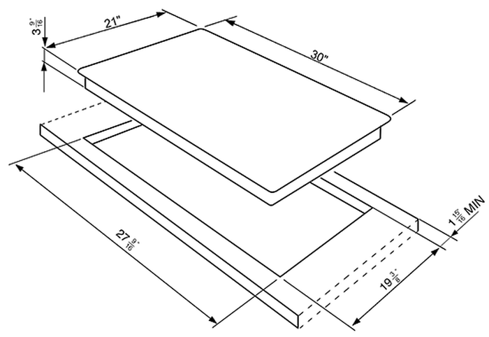 Smeg PGFU30X Cooktop Replacement Parts