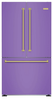 BlueStar FBFD361PCCPLT 36 Inch Free Standing French Door Refrigerator