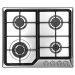 Porter&Charles CG60WOK 24 Inch Professional Gas Cooktop